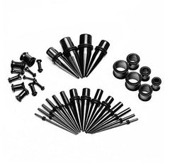 36x Ear Stretching Kit - Black