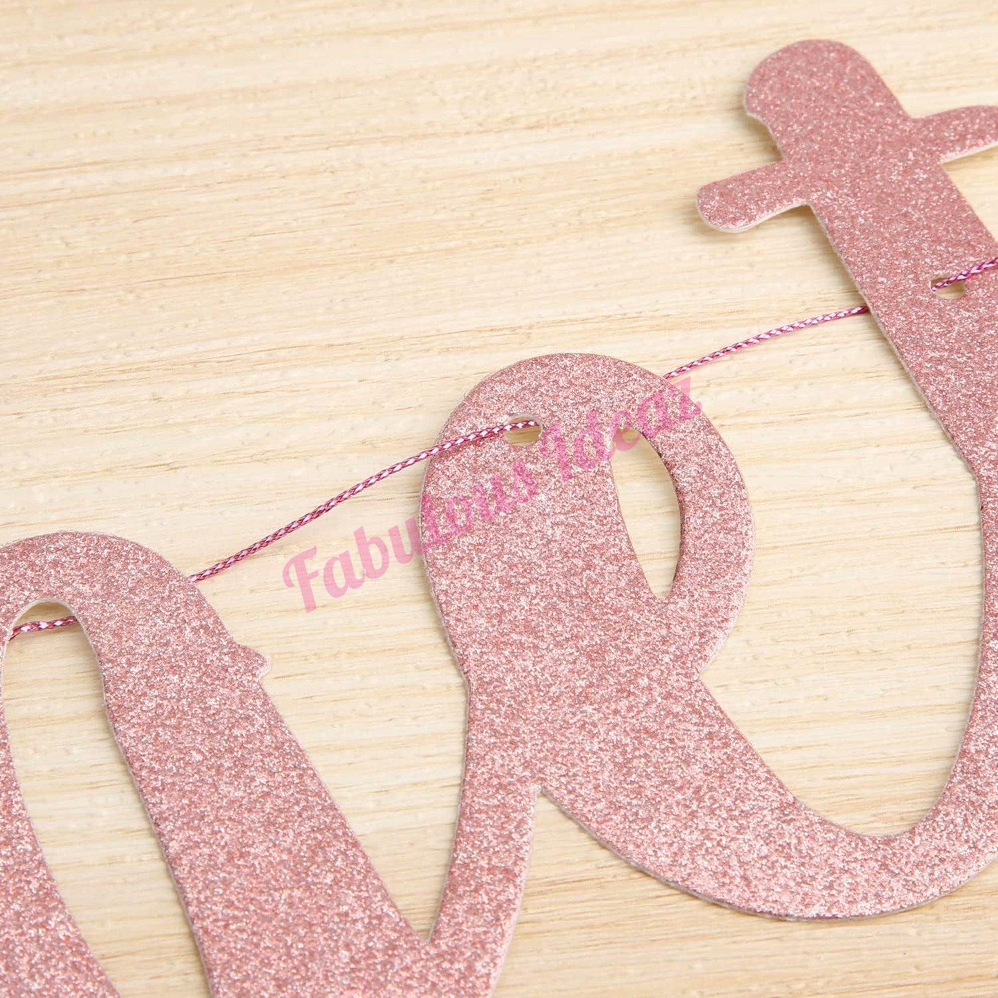 Pop The Bubbly She's Getting a Hubby Rose Gold | Gold Hens Party Banner Bridal Shower Garland Bridal Shower Decoration